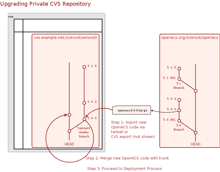 Upgrading a local CVS repository